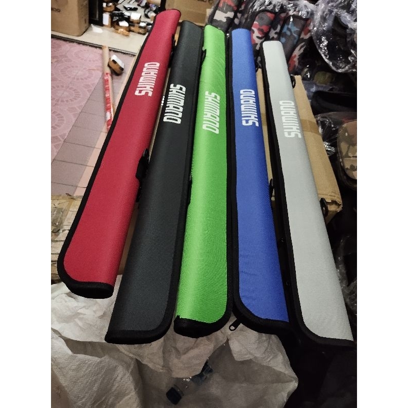 tas joran pancing 100 cm shimano model pedang polos tanpa tas kecil