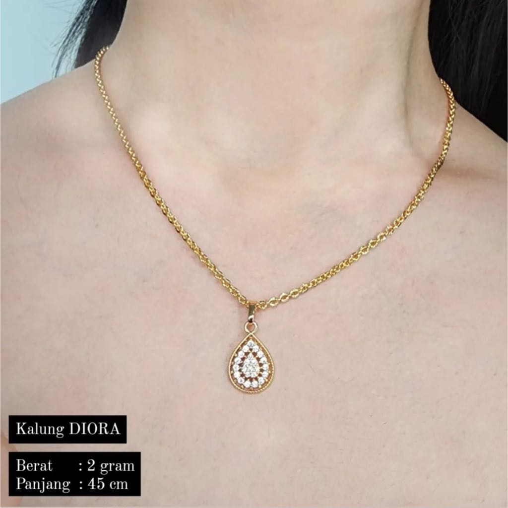 Kalung Diora Dewasa 2 Gram Emas Muda