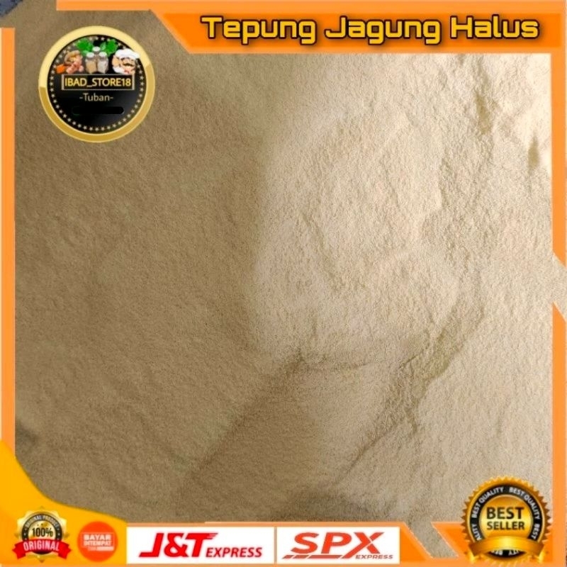 

Tepung Jagung Halus / Tepung Jagung Kasar 500gr / Ampok Jagung M40 M24 SN24