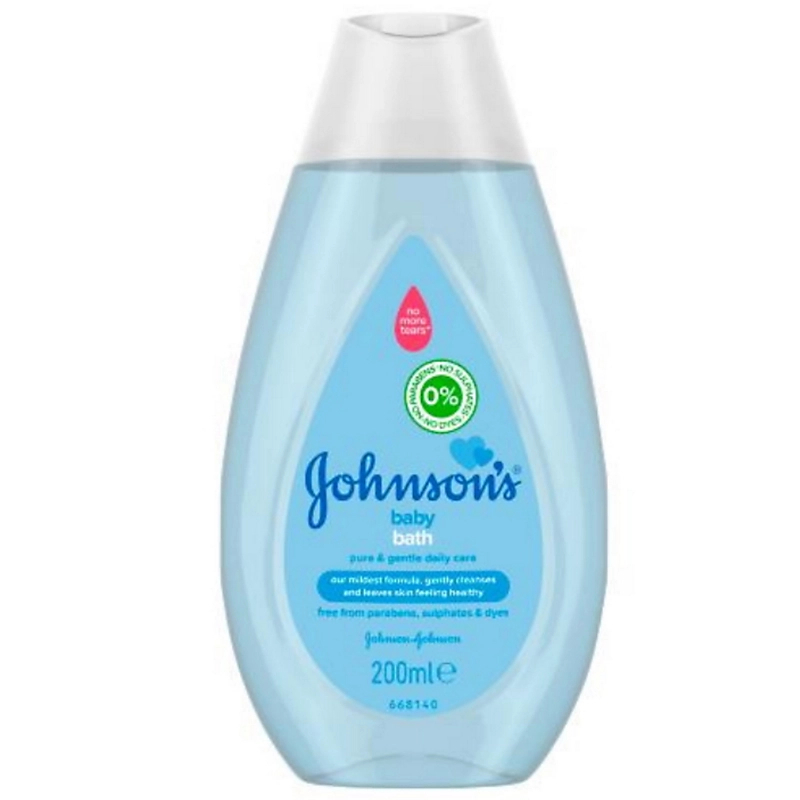 JOHNSON'S BABY BATH REG 200ML BOTOL - POUCH - SABUN MANDI BAYI