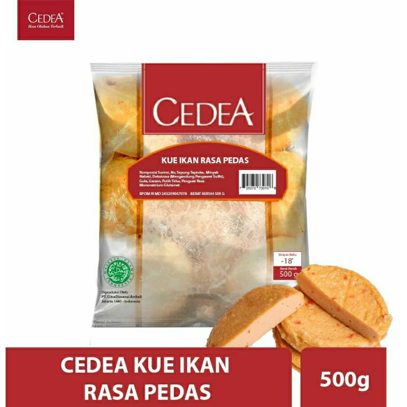 

cedea kue ikan pedas
