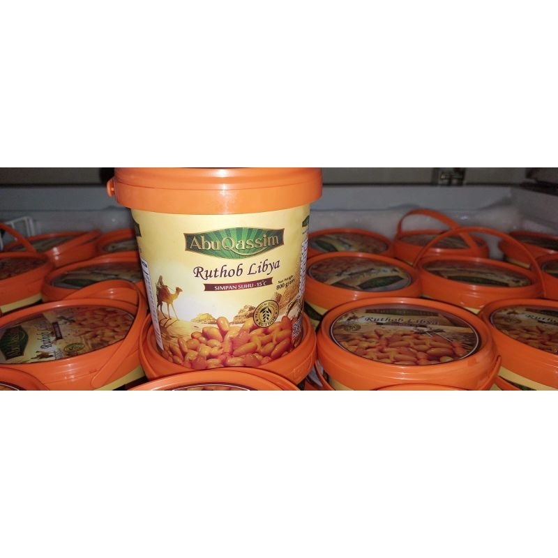 

Kurma rutab lebya 800g Rutab Libya asli ember dengan izn