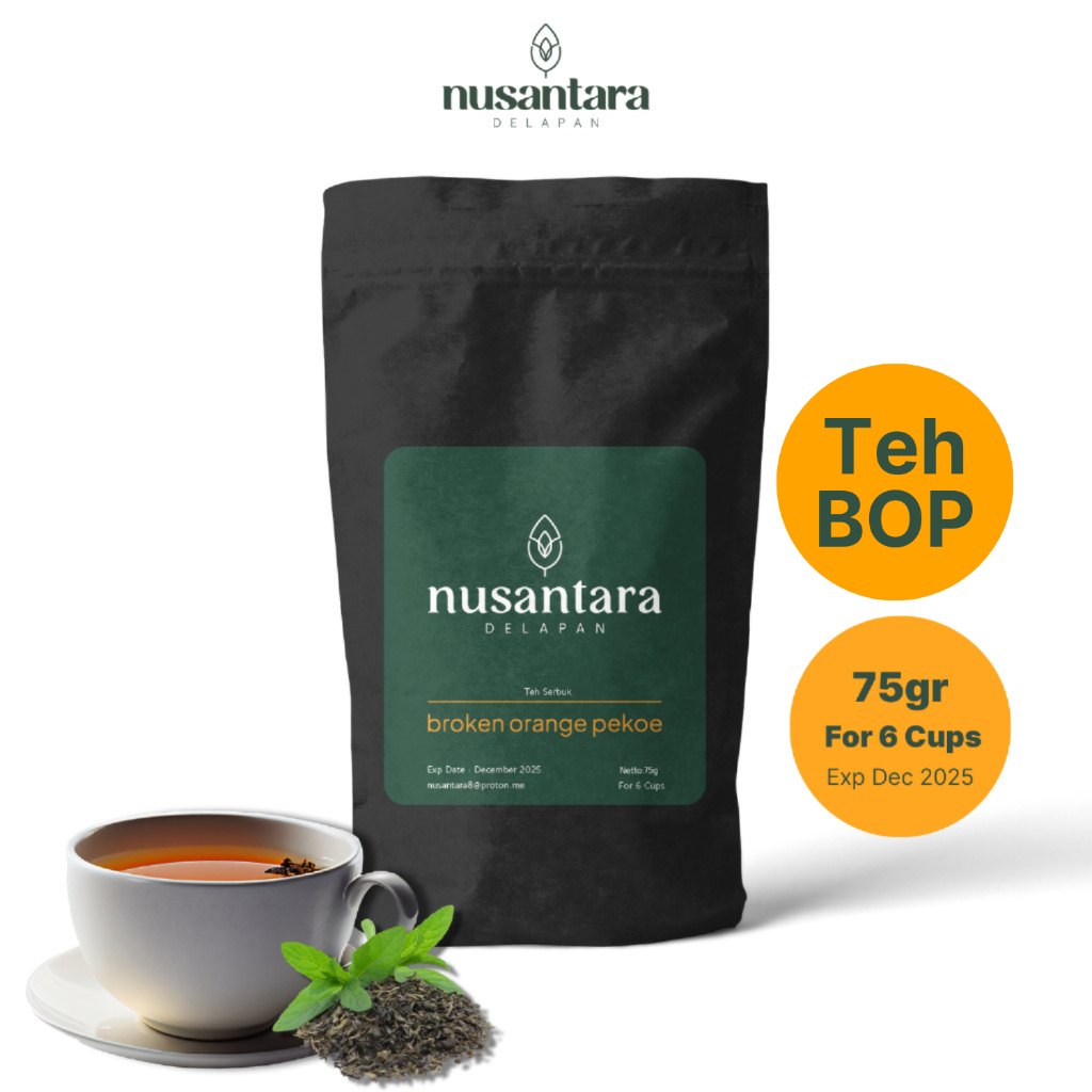 

Teh Hitam BOP Broken Orange Pekoe 75gr