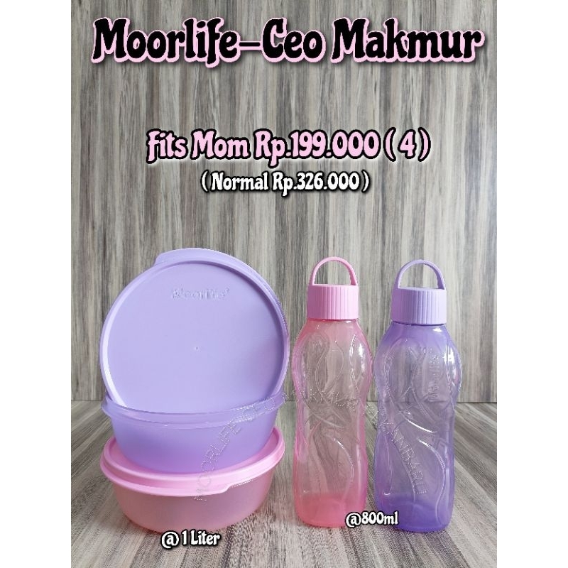 Moorlife - Fits Mom Botol Moorlife & Bowl Moorlife
