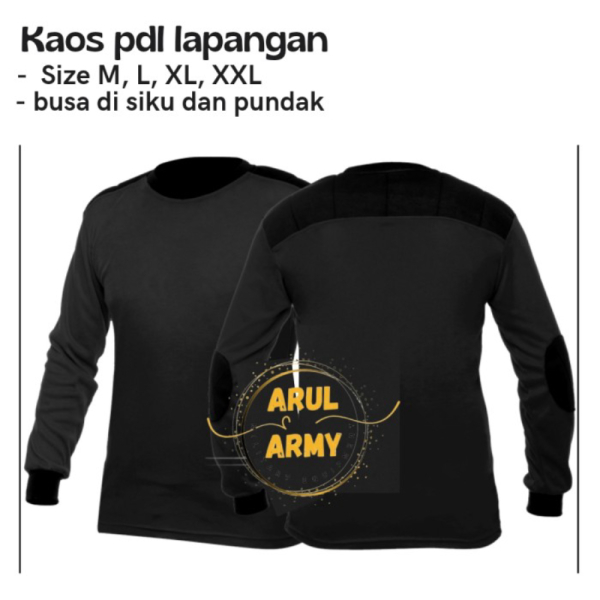 M PDL Diskon - SS82 BAJU Hitam POLOS TACTICAL GROSIR Dijual OUTDOOR BUSABAN LAPANGAN KAOS PELINDUNG
