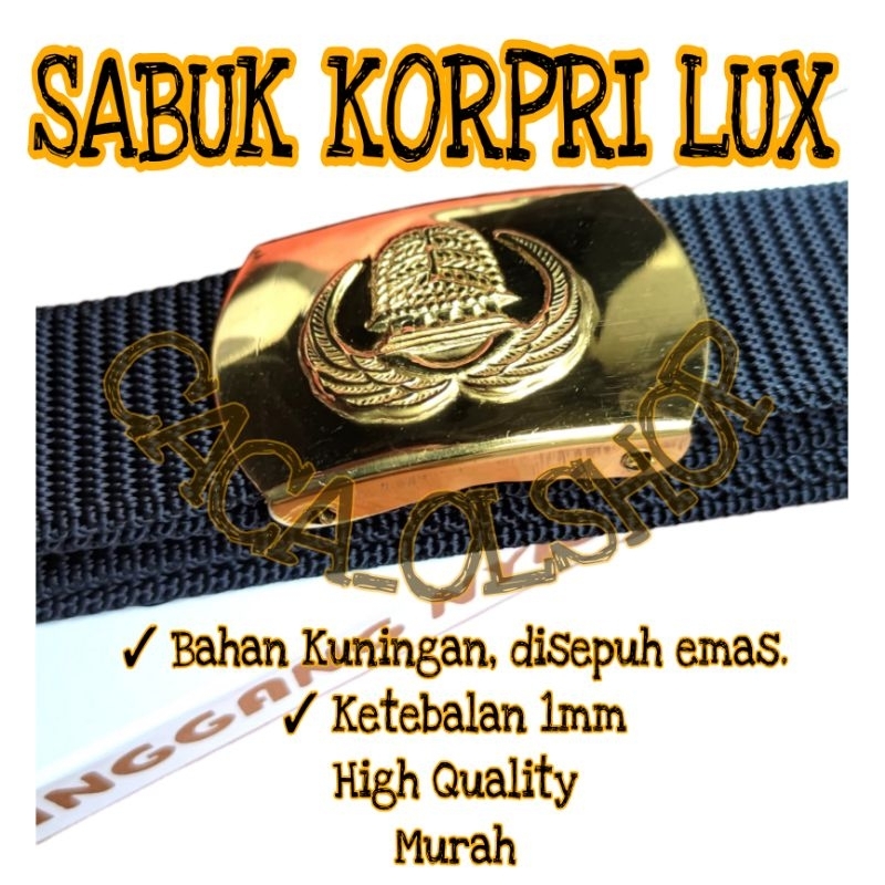 Sabuk Korpri US Non Braso