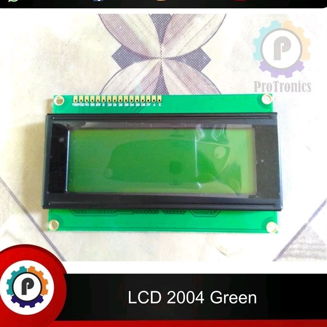 Lcd Display 2004 20x4 Green Backlight Hijau