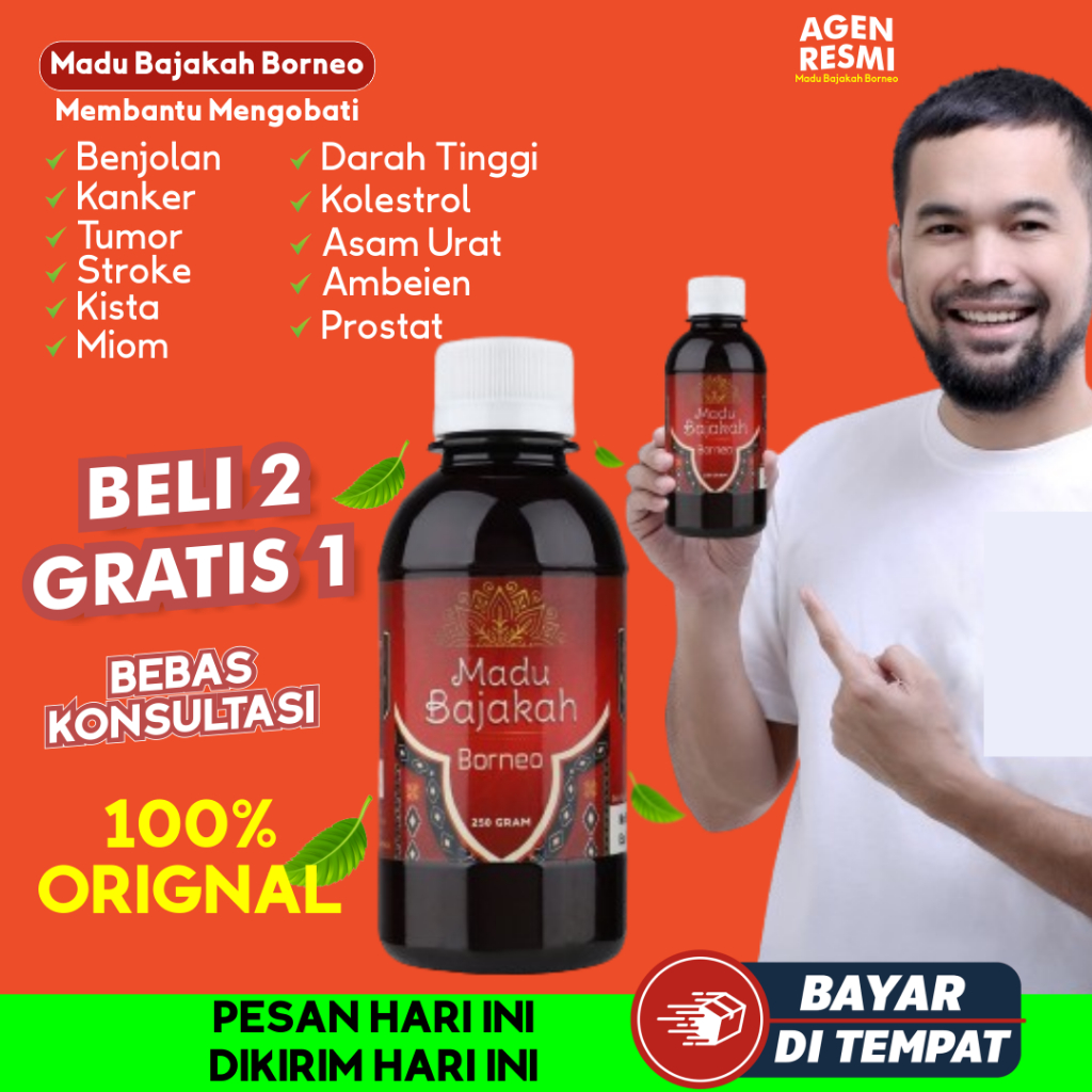 

MADU BAJAKAH BORNEO - Mengobati Benjolan, Kista, Miom,Kanker, Tumor, Diabetes, Kelenjar, Liver dan penyakit lainnya