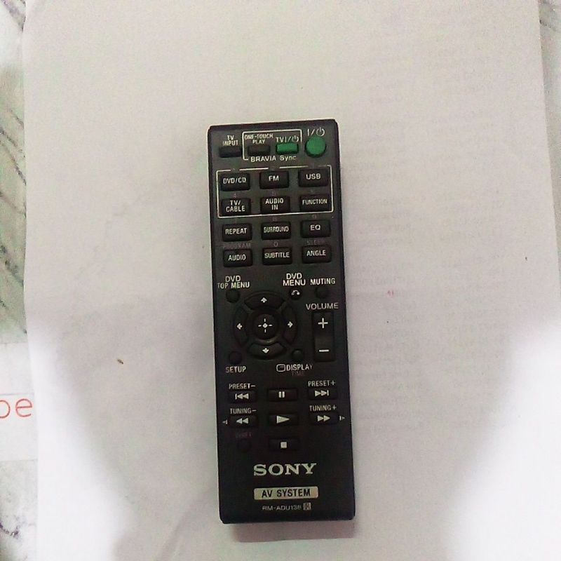 Remot DVD home theater Sony RM-ADU138 original