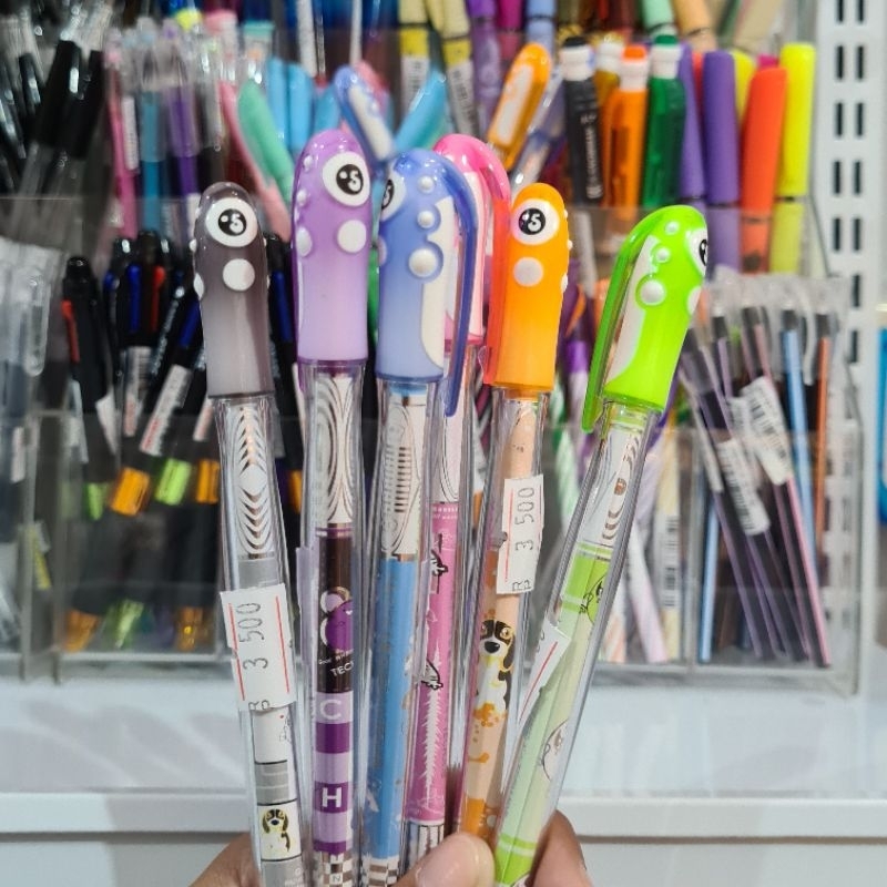 

(BISA COD) BOLPOIN TECHJOB TG346-B 0.5MM HITAM