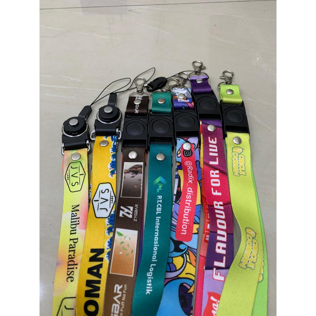 Custom Lanyard Satuan/Tali ID Card