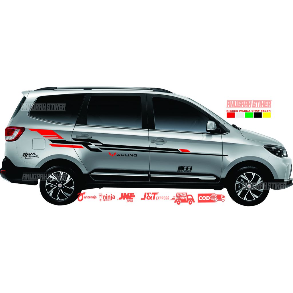PROMO Stiker Body Mobil Wuling Confero Aksesoris Sticker Wuling Confero all tipe