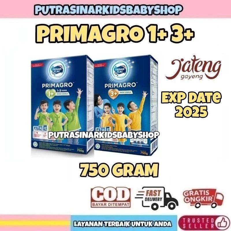 [PUTRASINARBABY] PRIMAGRO 1+ 3+ 750GR  RASA VANILA MADU  KEBUMEN PURWOREJO SEMARANG MAGELANG BANYUMA