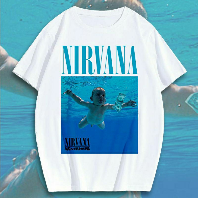 T-shirt Nirvana Nevermind / T-shirt Music / T-shirt Bootleg