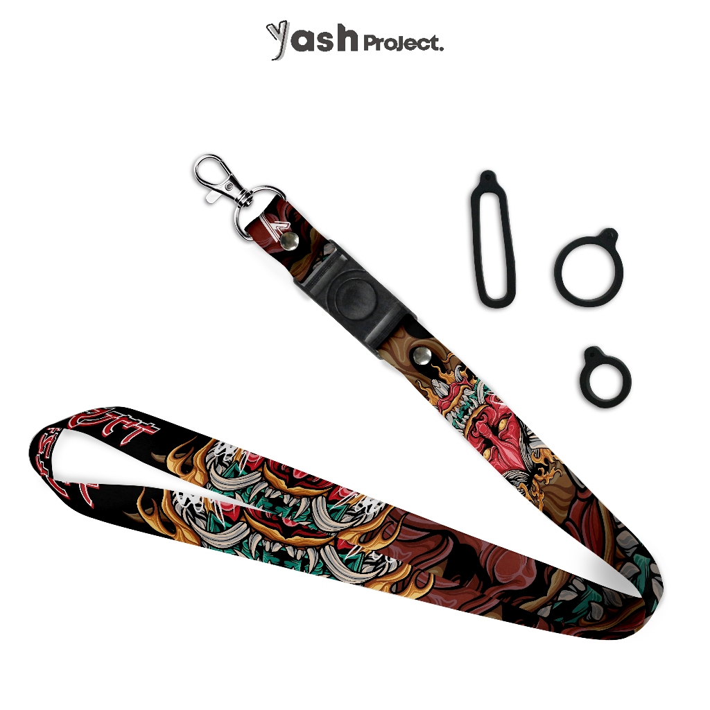 

Lanyard Idcard Oni Mask Japan | Japanese Series