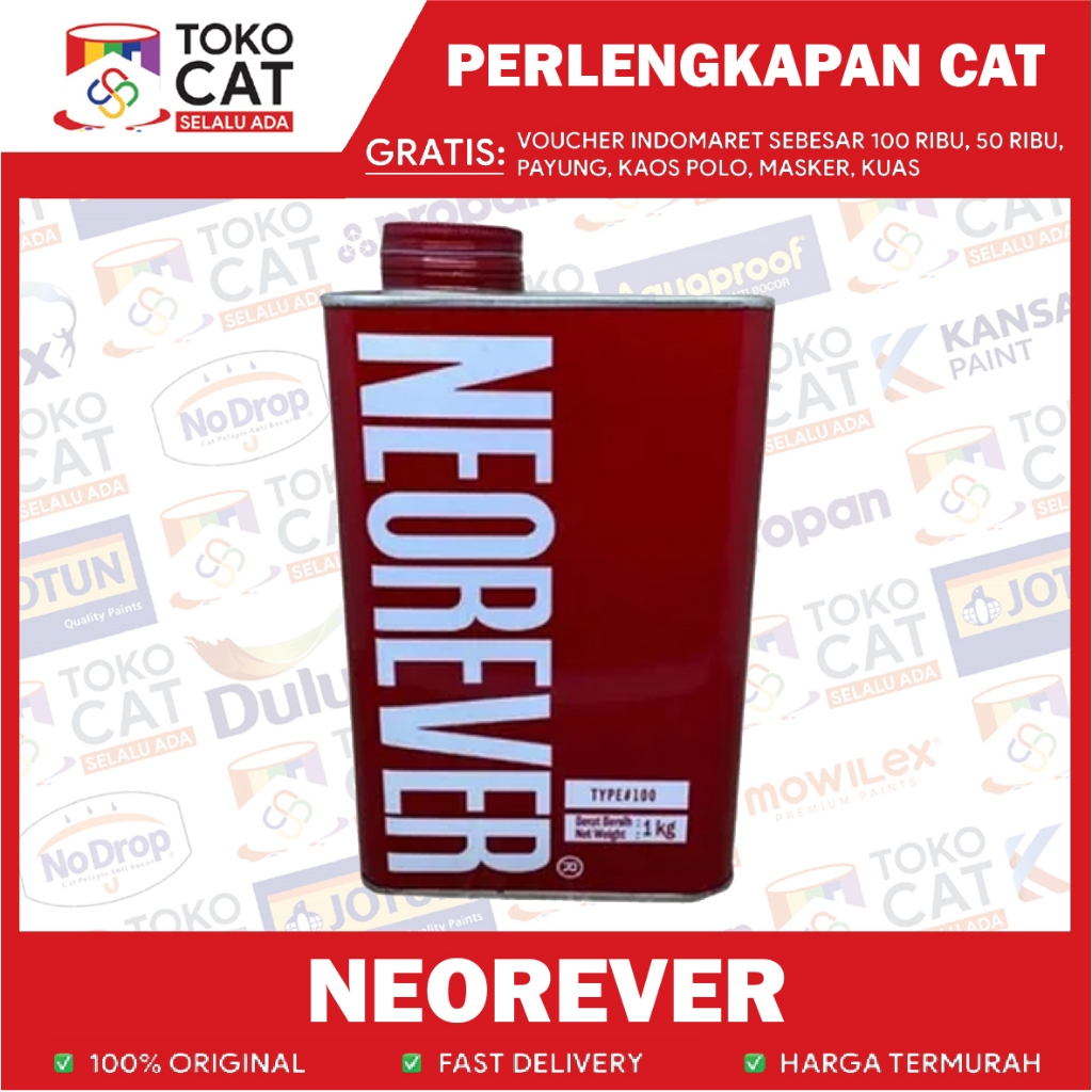 Perontok Cat | Neorever Paint Remover Ukuran 1 L | Kemasan Kaleng