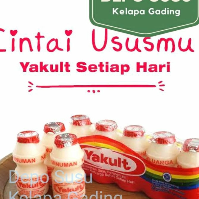 

CXLN5213 Terbaru Yakult Drink minuman Prebiotik Susu Fermentasi Yogurt Yoghurt Segar Fresh Probiotic