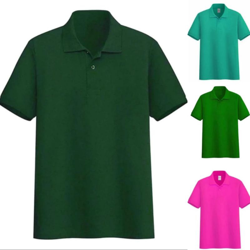 Kaos Kerah/Kaos Berkerah/Kaos Polos/Lengan Pendek