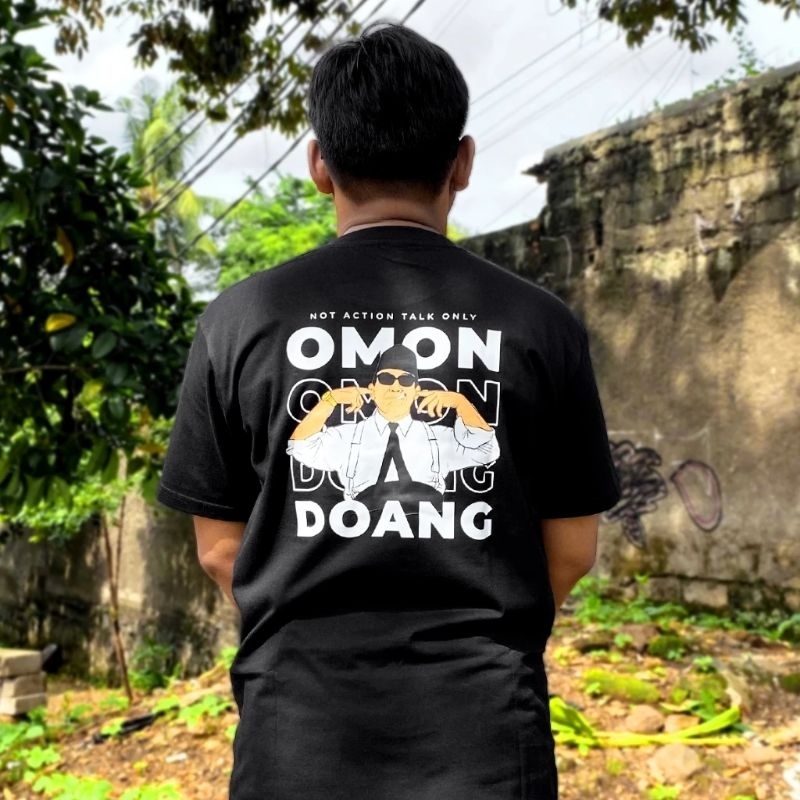 Kaos Omon Omon Suekarno Tutup Telinga~FREE STIKER