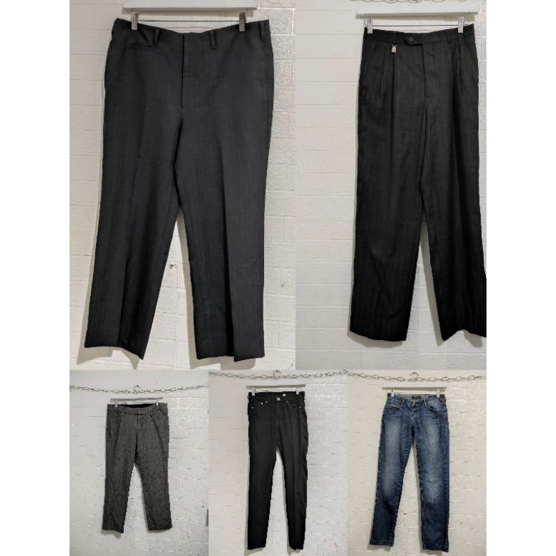 preloved Celana Kantor Pria, celana jeans pria dewasa. celana bahan pria..celana cowo