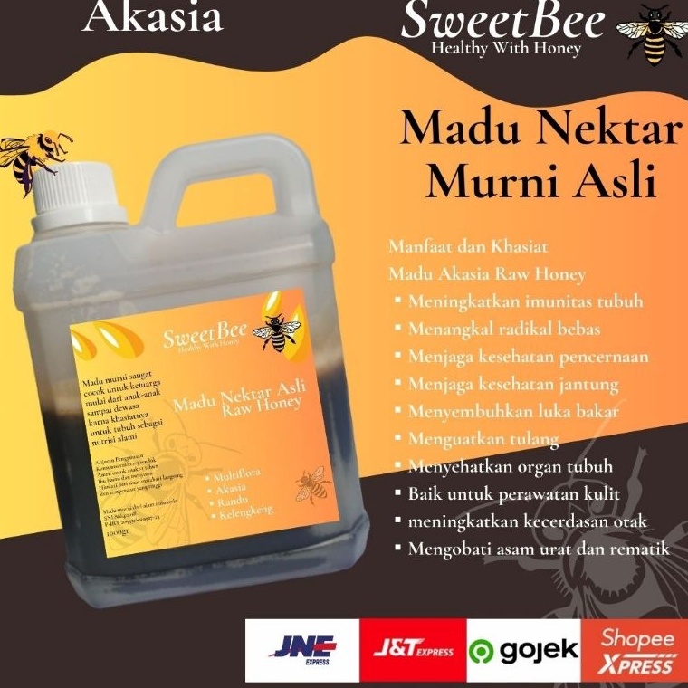 

ZGZD383 Terlaris Madu SweetBee AKASIA 1gr Raw Honey