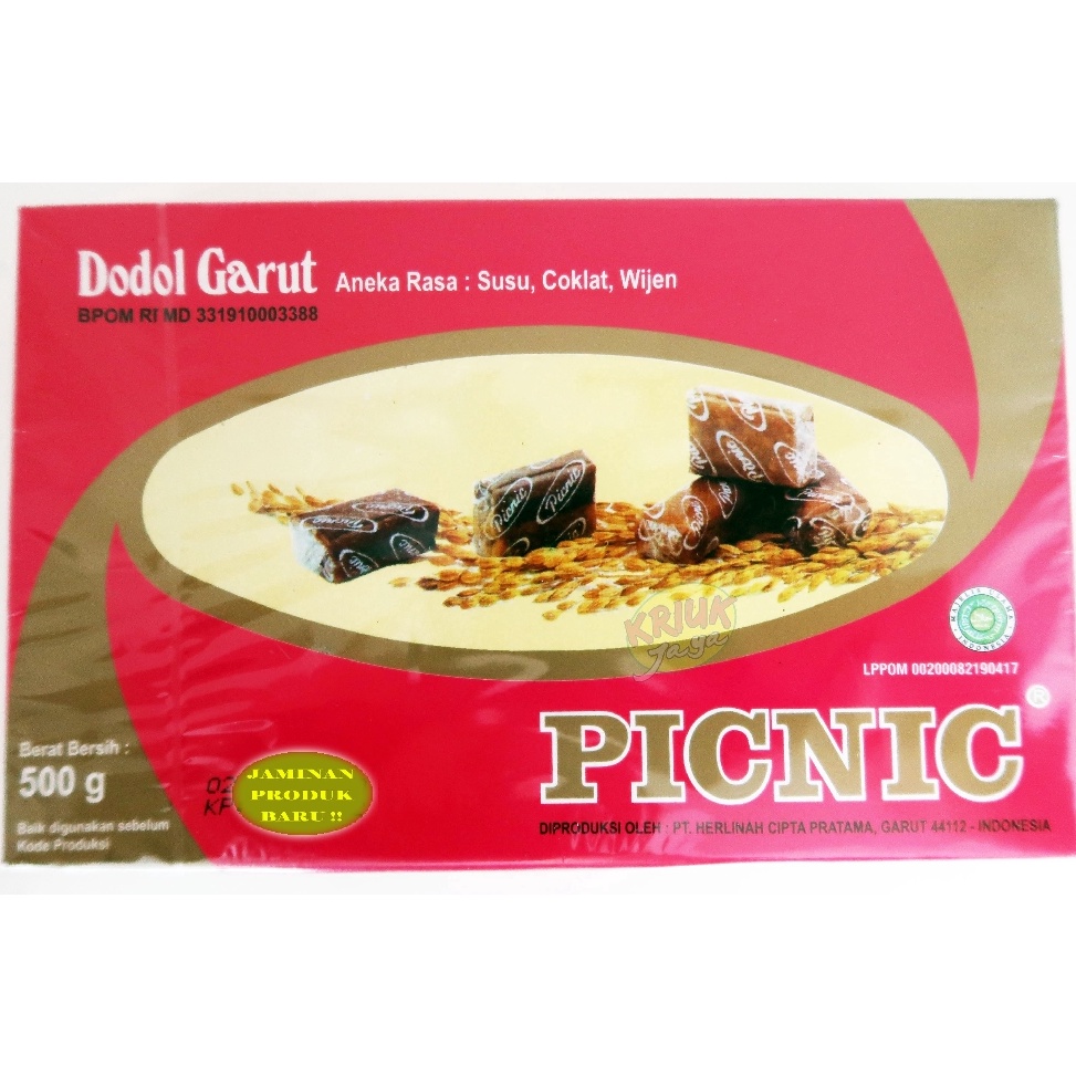 

NVYJ1528 Stok terbaru DODOL GARUT PICNIC ORIGINAL SPESIAL QUALITY 5 Gram