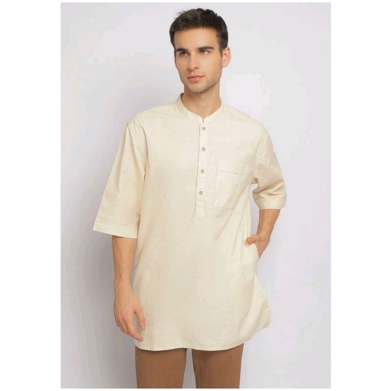 KEMEJA KOKO PENDEK LOIS SLIMFIT KLS 339 CR