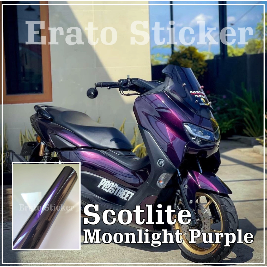 Skotlet motor hitam lembayung ungu skotlet hitam lembayung purple skotlet moonlight purple FANCHI