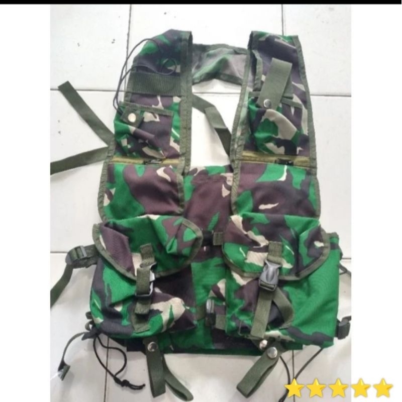 Best+seller+++Ransel serbu loreng malpinas/Rompi serbu TNI/Rompi serbu/Tas serbu tactical