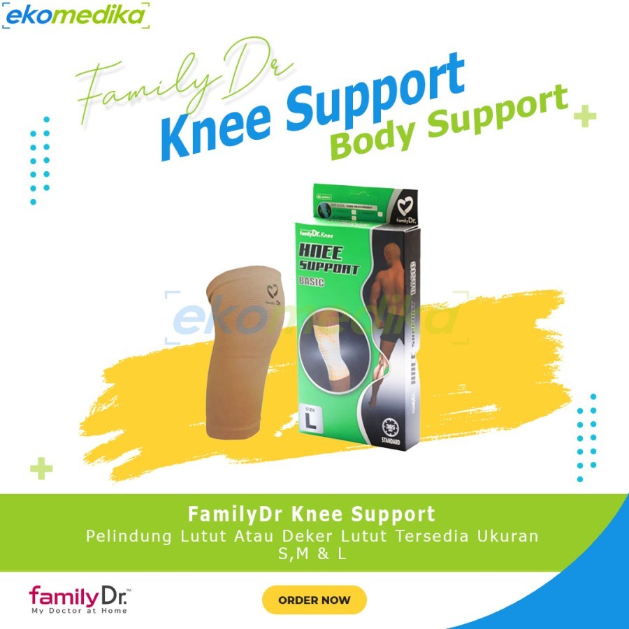 Knee Support FamilyDr Pelindung Lutut / Deker Lutut Family Dr