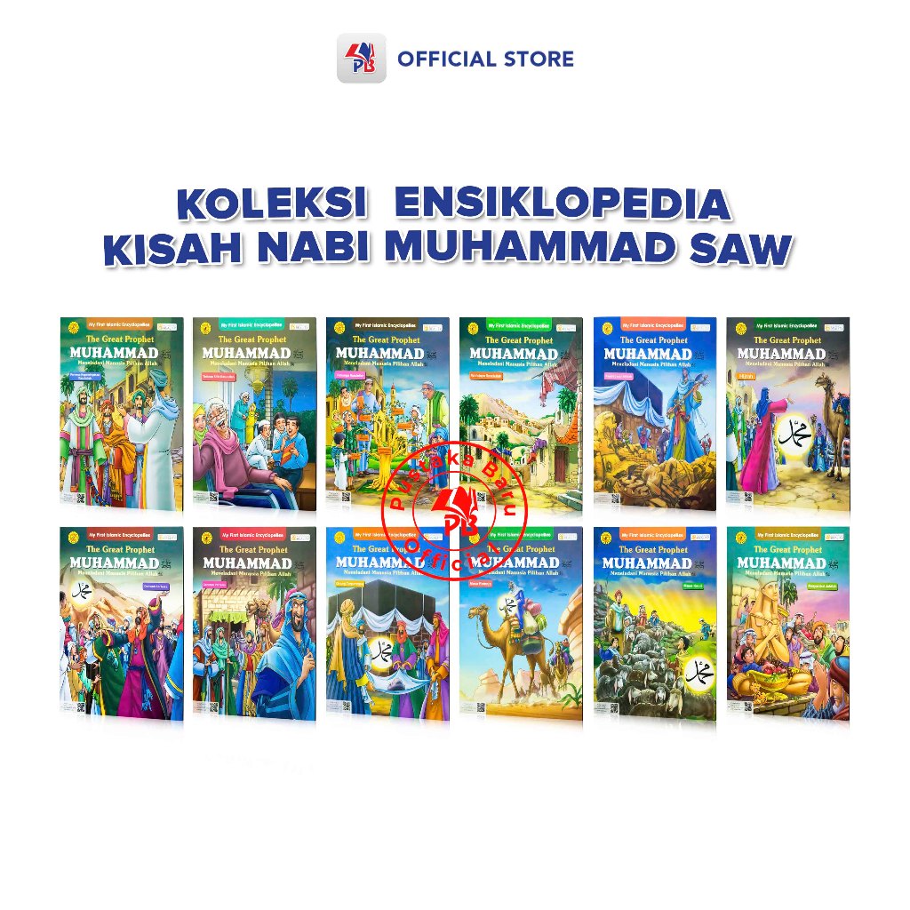 Buku Cerita Anak Bergambar Anak Islami Buku Cerita Nabi Kisah Nabi Muhammad Saw / PUSTAKA LEBAH - PL