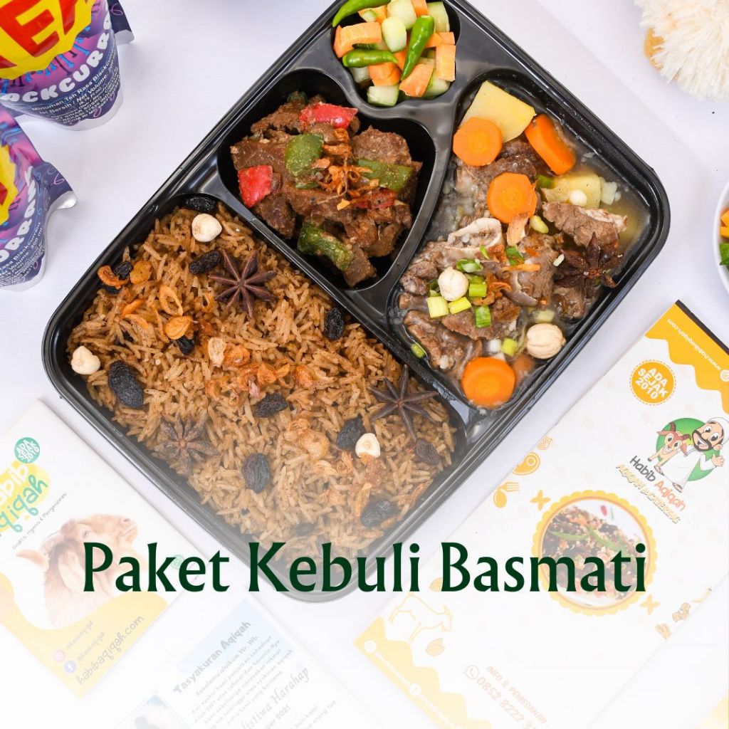 

Paket Kebuli Basmati Khas Arab 1 Ekor