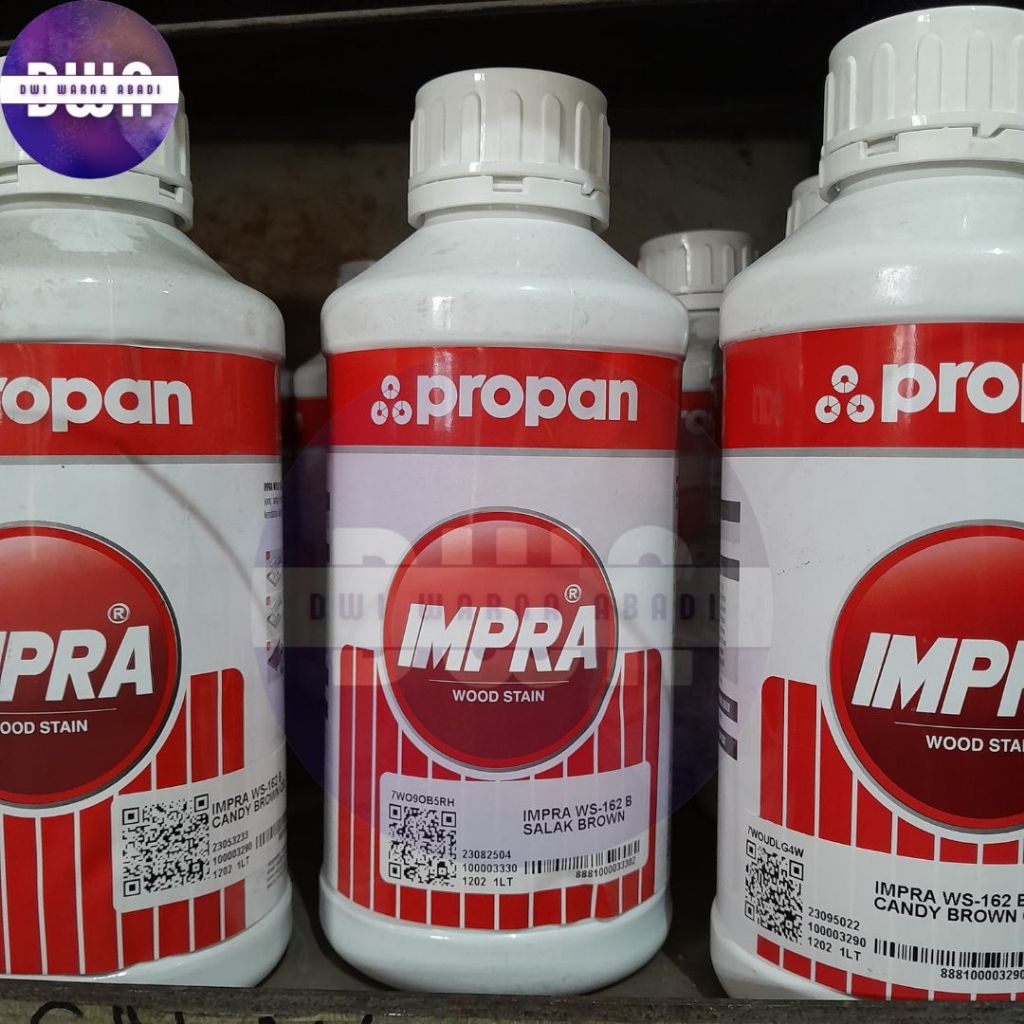 IMPRA WS-162 B SALAK BROWN CAT KAYU WOOD STAIN PROPAN 1L