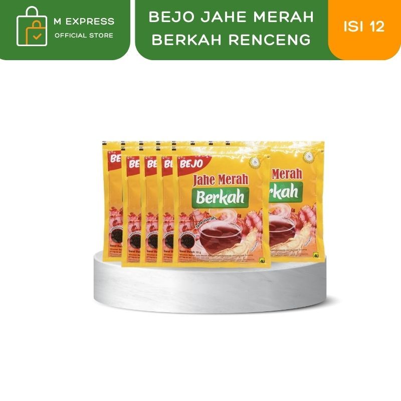 [M EXPRESS] Bejo Jahe Merah Berkah Obat Masuk Angin Pegal Linu / Untuk Daya Tahan Tubuh