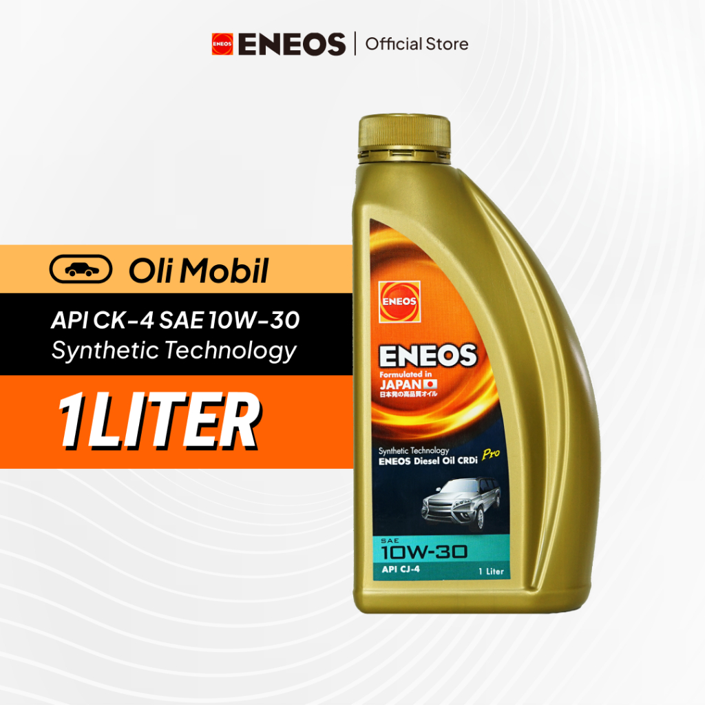 ENEOS Oli Mesin Mobil Diesel 10W-30 CK-4 CRDi PRO Kemasan 1L