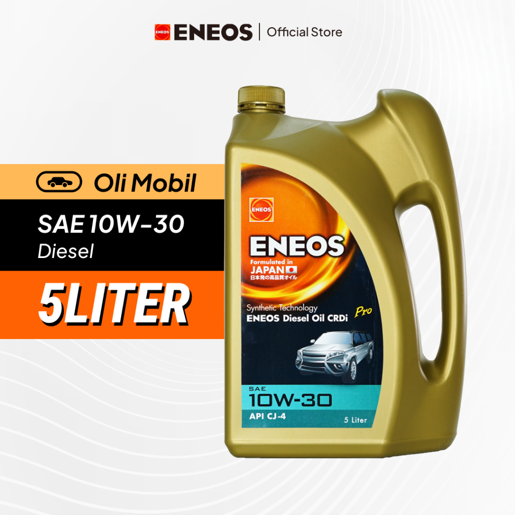 ENEOS Oli Mesin Mobil Diesel 10W-30 CK-4 CRDi PRO Kemasan 5L