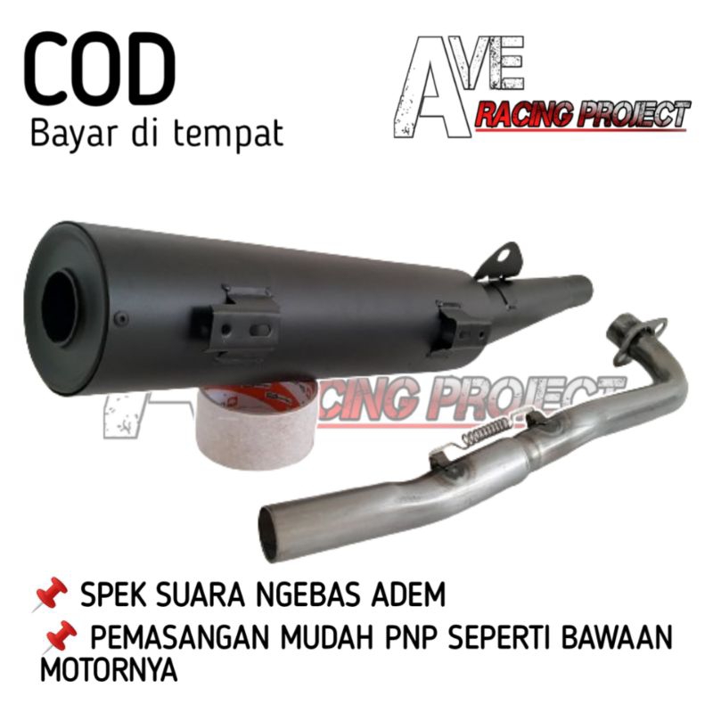 KNALPOT STANDAR RACING TSUKIGI VEGA LAMA/ OLD