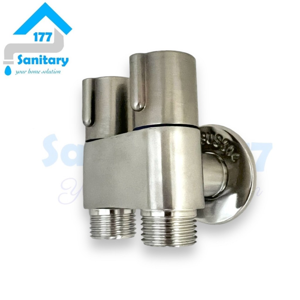 Kran cabang mini kecil -stop kran cabang kloset shower mandi vae sambungan selang mesin cuci garasi