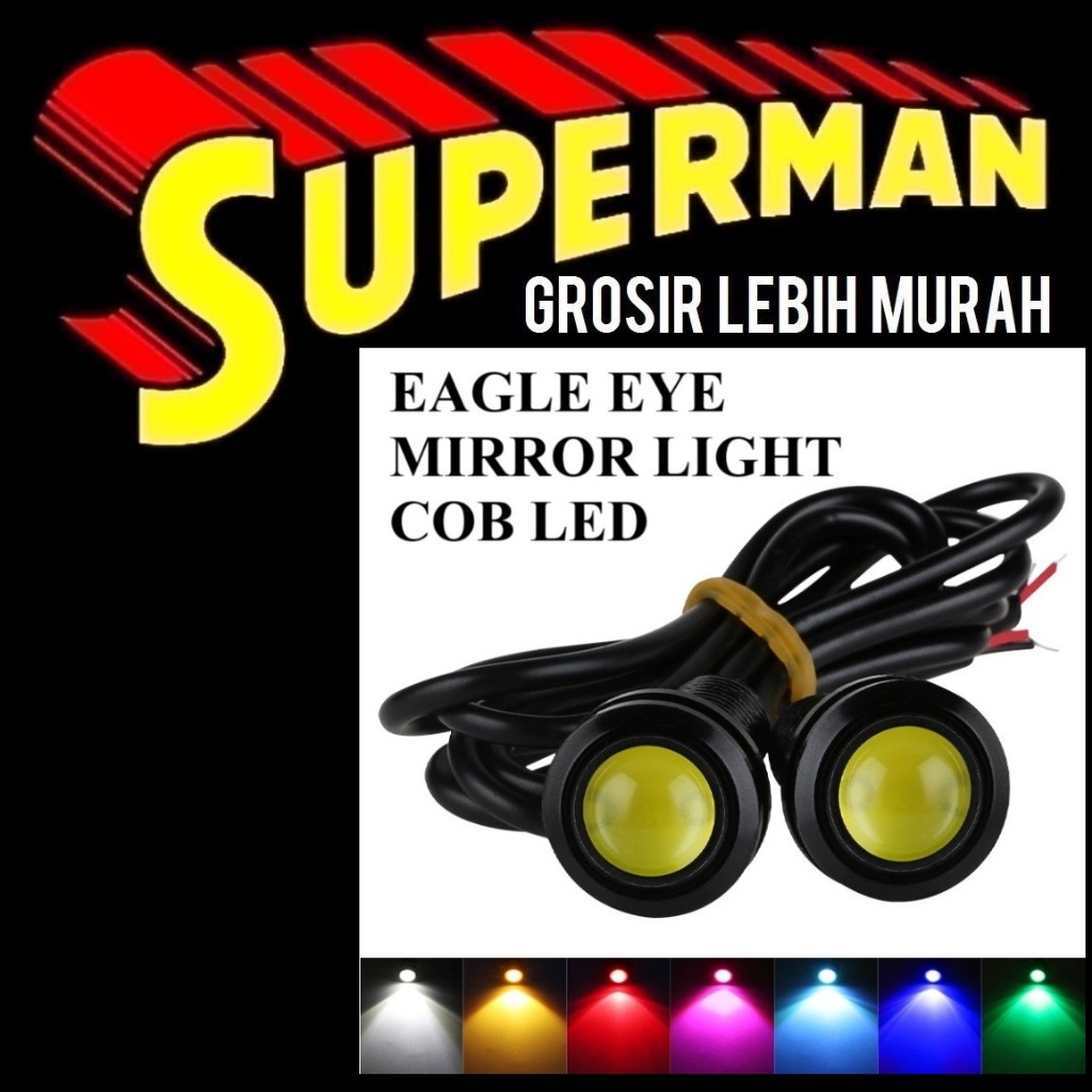 LED ELANG 1 PCS eagle eye merah kuning hijau biru ice blue putih pink lampu 12v 12 volt lampu varias