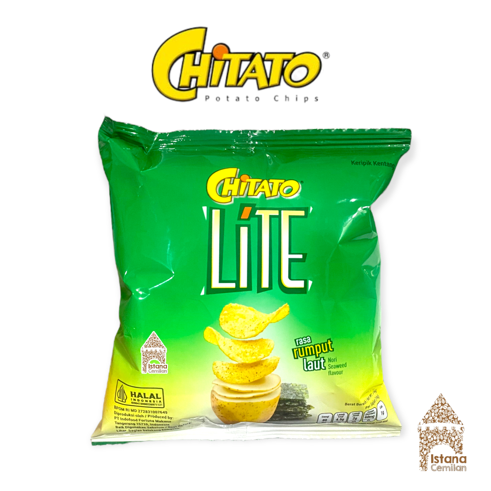 

Chitato Lite Keripik Kentang Rumput Laut Seaweed 14 Gram