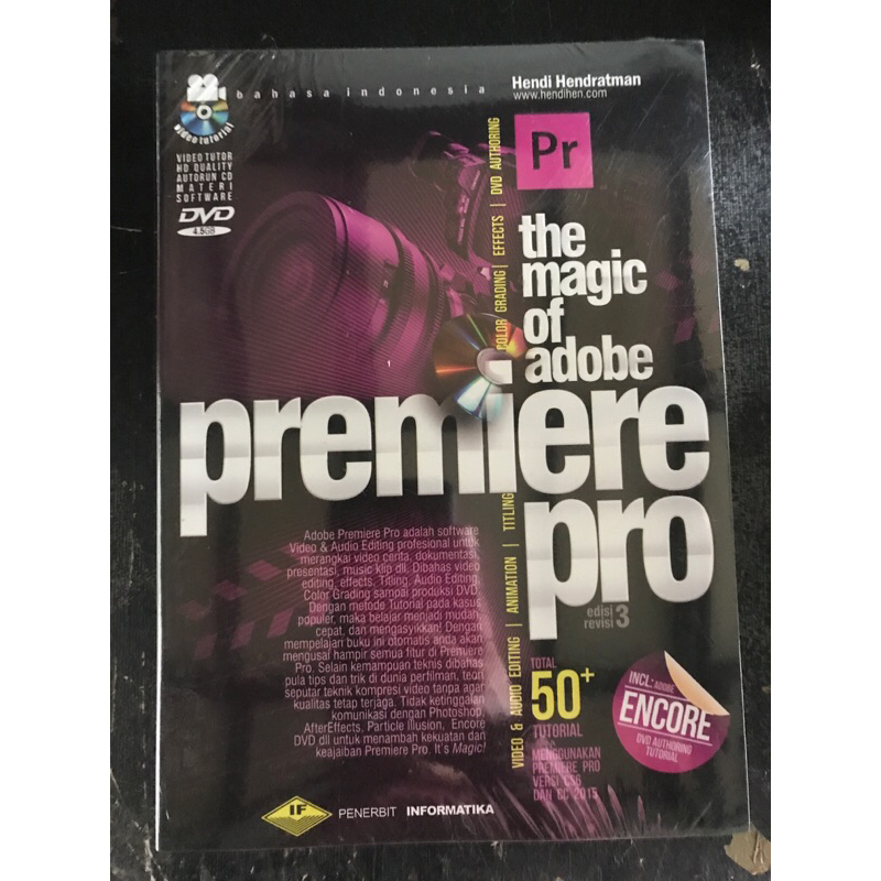 Buku terbaru adobe premier pro 50 tutorial termurah