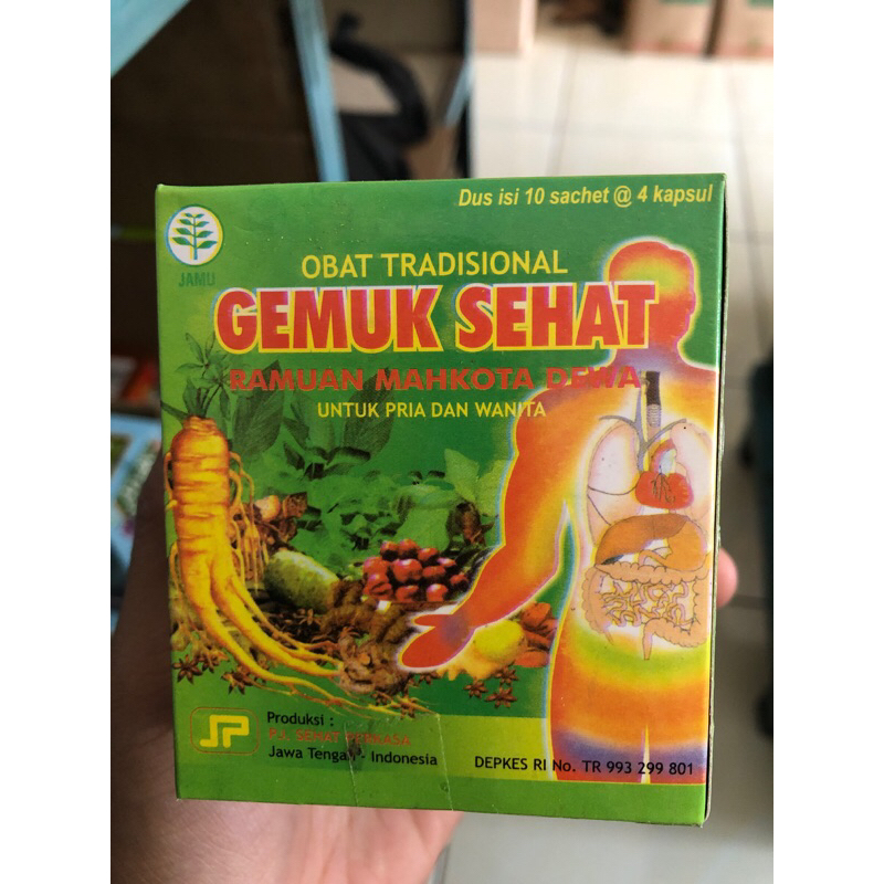 gemuk sehat mahkota dewa kapsul