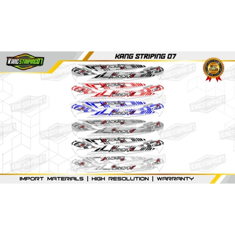 striping beat fi transparan icon cyber 2016/2020