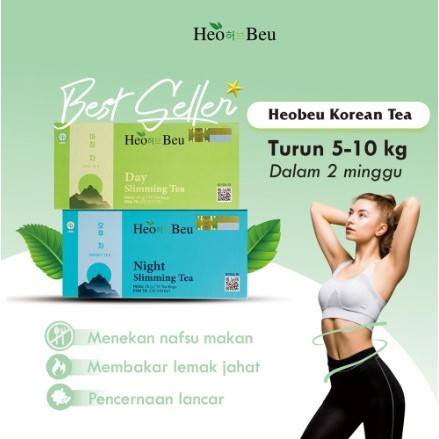 

NO.1 PROMO !!! HEO BEU SLIMMING TEA | TEH HAOBEU KOREA | ORIGINAL HEO BEU SLIMING TEA BPOM ORIGINAL 100%