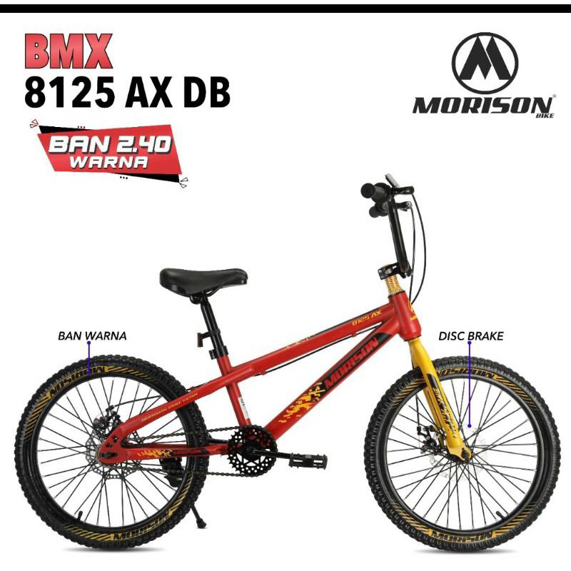Sepeda BMX Anak 20 Morison 8125 Discbrake Cakram