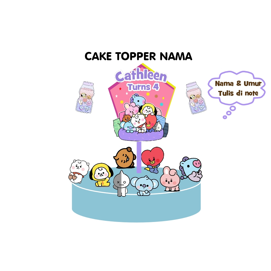 CAKE TOPPER BT 21