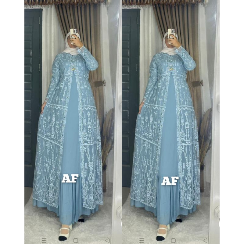 GAMIS REMAJA TERBARU GAMIS BROKAT SABYAN MODEL TERBARU SERAGAMAN