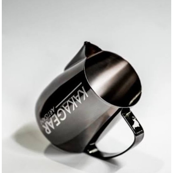 Milk Jug Kakagear Artisan Buff 700 Ml Lancip Original Latte Art Warna Jet Black