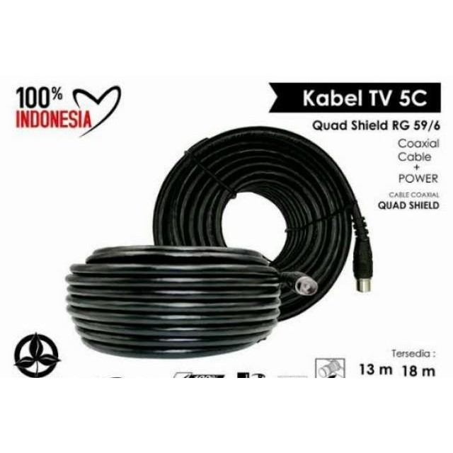 Kabel Antena Tv 15 Meter / 20 Meter
