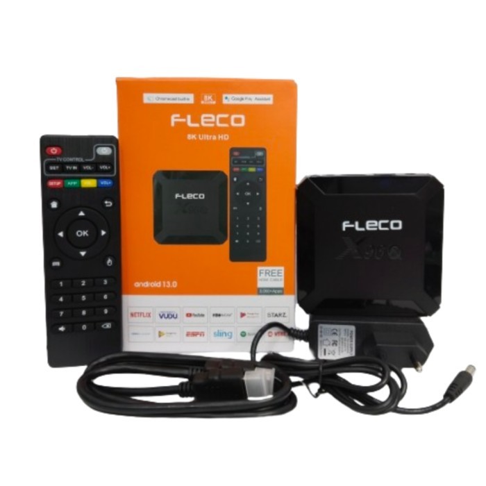 TV Box Android 13.0 8K Ultra HD 2GB + 16GB Smart TV FLECO  8K Ultra HD Android 13.0 // android tv bo